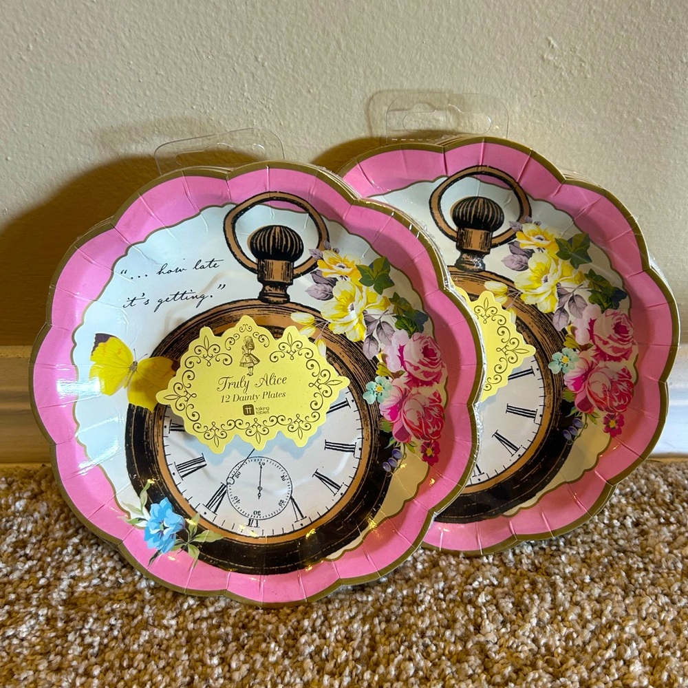 Tea Party Paper Plates (2 sets of 12 plates)